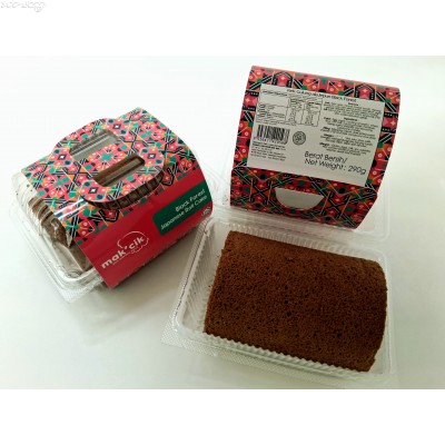 MA12 馬來西亞mak'cik急凍日式黑森林蛋卷(Halal認證，290g/個，解凍即食)網購原價HK$18.00/個，會員價HK$15.00/個